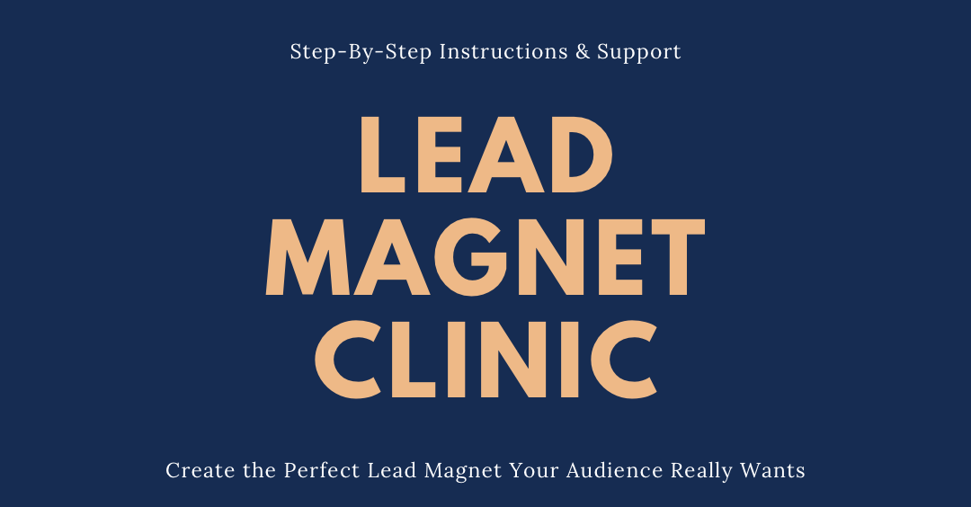 Lead Magnet Clinic Sign-Up Form
